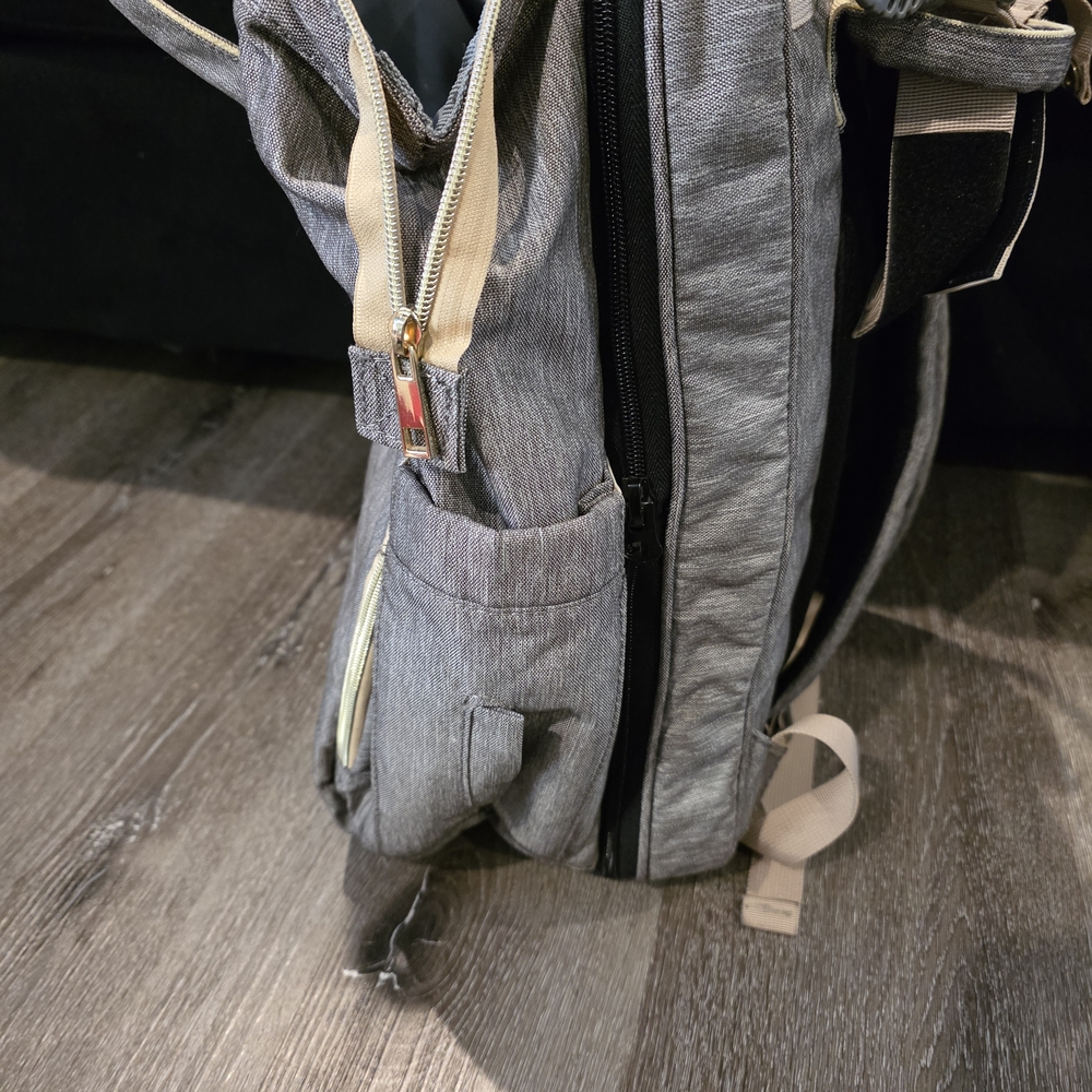 Baby Diaper Bag Backpack With Built-in Changing Station ( like New)